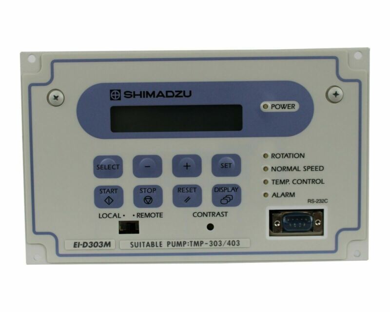 Shimadzu Power Supply Unit For Turbo Molecular Tmp-303/403 Pump Model: Ei-d303m