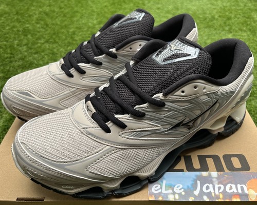 Pre-owned Mizuno Wave Prophecy Ls D1ga3337 03 Light Grey/black Unisex Running Shoes In Gray