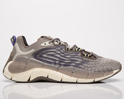 

Мужские беговые кроссовки Reebok Zig Kinetica II Boulder Grey Dark Orchid Classic White, Бежевый, Reebok Zig Kinetica II