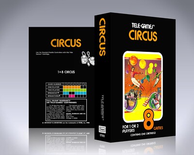 Atari/Sears 2600 UGC - NO GAME -Circus