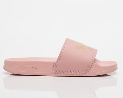 

adidas Originals Wmns Adilette Lite Женское чудо розовато-лиловый/матово-золотой, Розовый, adidas Originals Wmns Adilette Lite