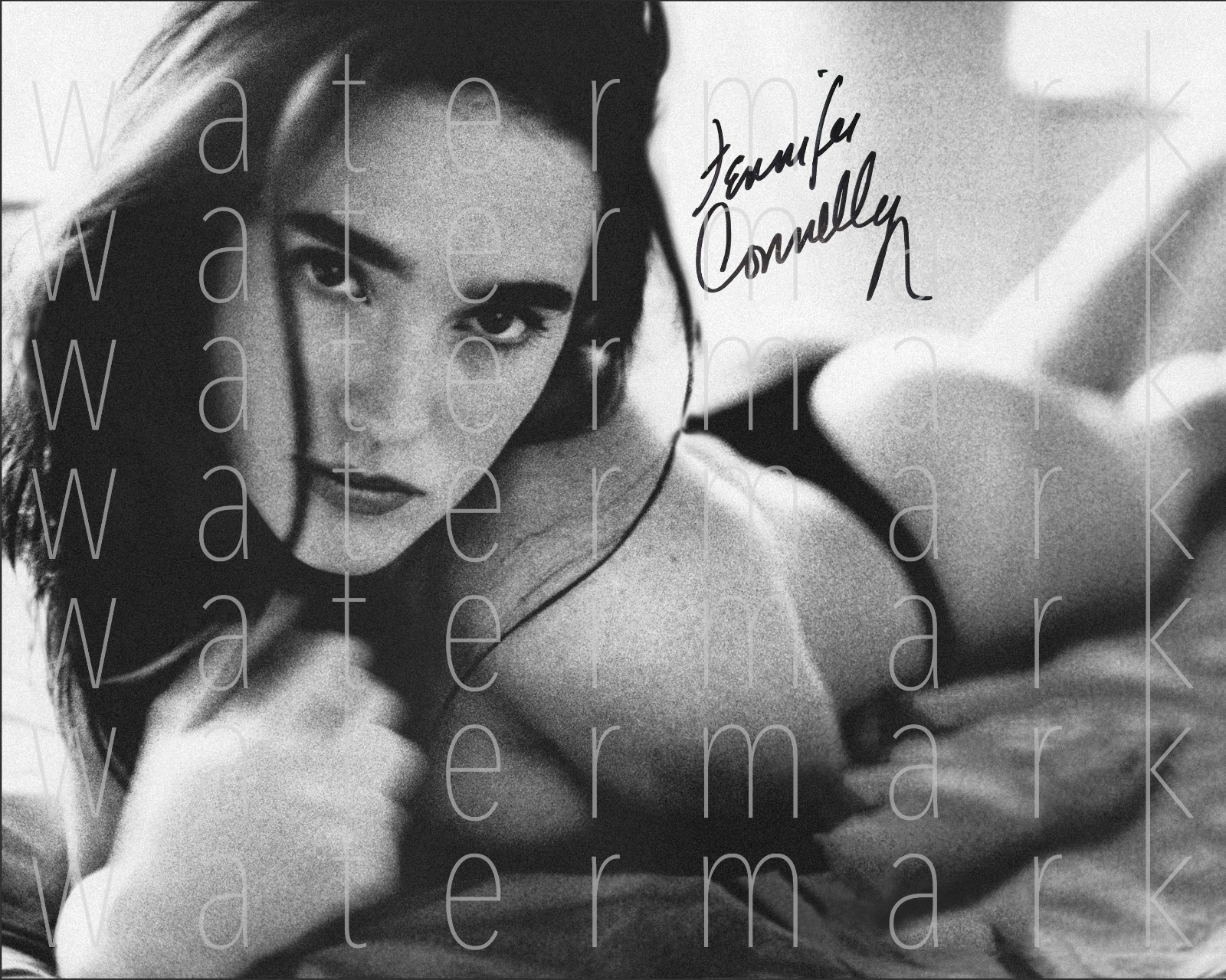 Jennifer Connelly サイン ジェニファー・コネリー セクシー サイン入り 8x10インチ プリント