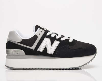 

New Balance Wmns 574 Stacked Women черный/дождевое облако/белый, New Balance Wmns 574 Stacked