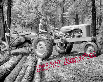 Allis - Chalmers Logging / Farm Tractor Greene County Georgia  1941  Photo