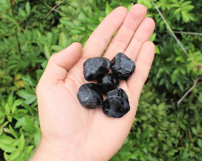 Rough Apache Tears Natural  Stones - 5 Piece Lot