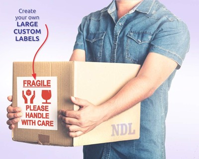 8.5" x 11" - Full Sheet Labels, Blank White Matte Permanent Adhesive Sticker ...