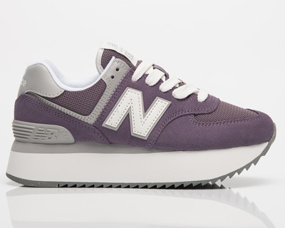 

New Balance Wmns 574 Stacked Женские тени/дождевое облако/белый, Фиолетовый, New Balance Wmns 574 Stacked