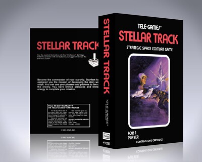 Atari/Sears 2600 UGC - NO GAME -Stellar Track