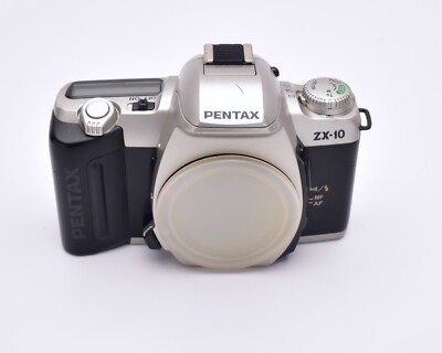 Pentax ZX-10 QD AF 35mm SLR Film Camera Body Quartz Date PK Cap