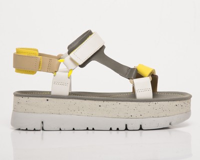 

Женские многоцветные повседневные кожаные летние сандалии Camper Oruga Up, Multicolor, Camper Oruga Up