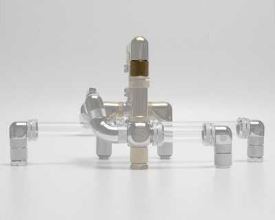 Bitspower G-1/4 True Brass 15mm ExtenderBp-TBWP- C60