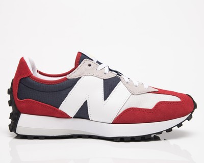 

New Balance 327 Мужские кроссовки Natural Indigo Team Red Повседневная обувь для образа жизни, Красный, New Balance 327