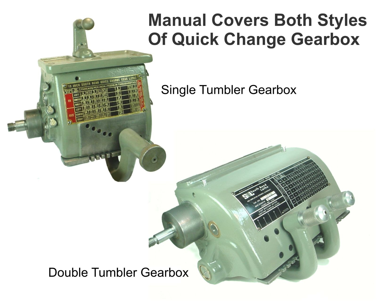 South Bend Lathe Heavy 10 - Rebuild Parts Kit & Illustrated Guide: Model 10L 10R