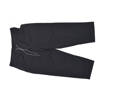 NEW Athleta Women's Size 14 Windbreaker Straight Pants  Black Nylon Drawstring