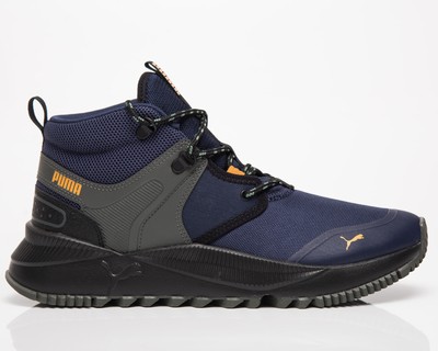 

Мужские кроссовки Puma Pacer Future TR Mid Peacoat Dark Shadow Orange для тренажерного зала, Синий, Puma Pacer Future TR Mid