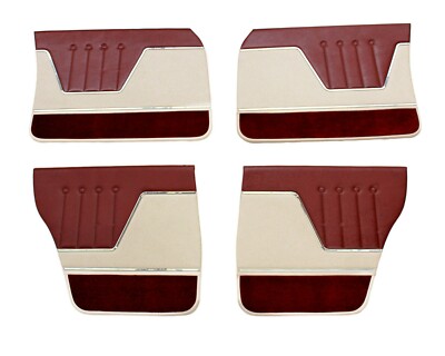 SET OF FORD ZODIAC MK3 DOOR PANELS INC CLIPS