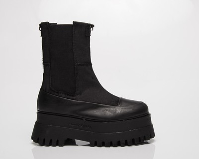 

BRONX x CRUÈL Wmns Groov-Y Chunky Canvas Chelsea Women черный, BRONX x CRUÈL Wmns Groov-Y Chunky Canvas Chelsea