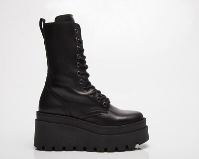 

Женские туфли на шнуровке Buffalo Wmns Lift черный черный, Buffalo Wmns Lift Lace Up