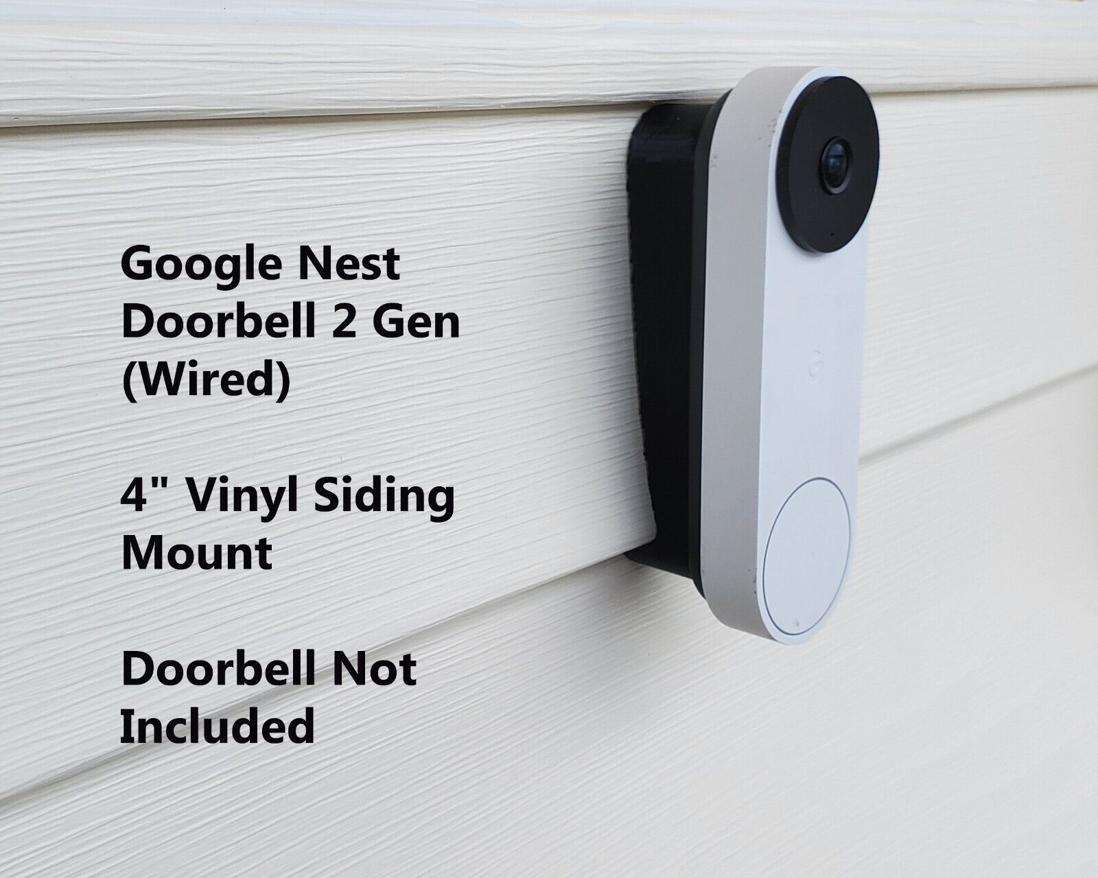 Google - Google Nest Doorbell 中古 Google Nest Doorbell 2nd Gen Wired 4
