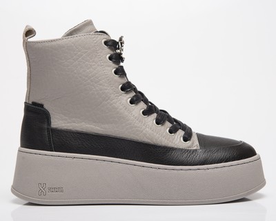 

Bronx Bumpp-In High Top Womens Black Military Grey Casual Lifestyle Shoes Сапоги, Черный, Bronx Bumpp-In High Top