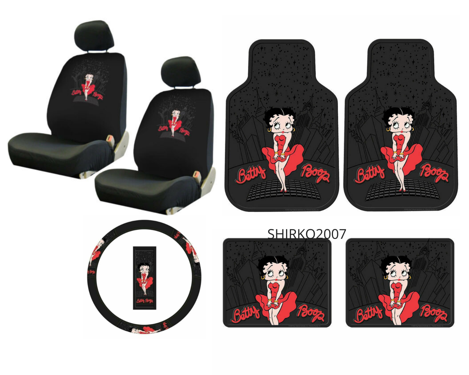 Betty boop seat covers discount
