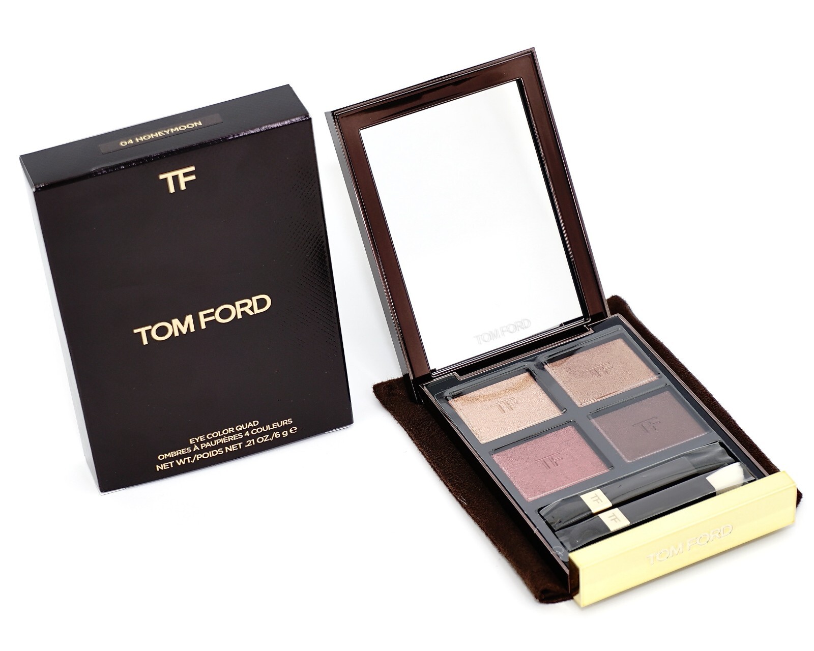 アイシャドウ TOM FORD EYE COLOR QUAD 04 HONEYMOON Tom Ford Eye Color Quad 04 HONEYMOON Shade 4 Eye Shadows