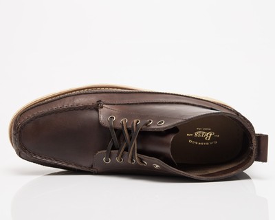 Pre-owned G.h. Bass & Co. G.h. Bass & Co Camp Iii Ranger Pull Up Men Chocolate In Brown