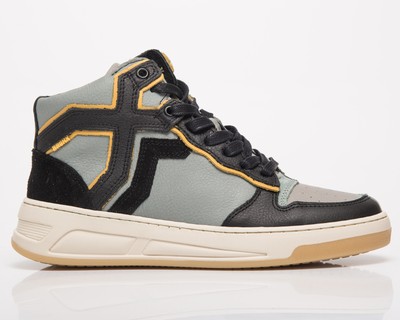 

Женские кроссовки Bronx Old-Cosmo Split Pattern Black Sage Green Grey Lifestyle, Черный, Bronx Old-Cosmo Split