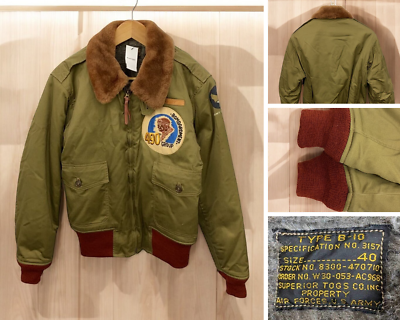 Buzz Rickson's Type Flight Jacket 40 Khaki Cotton BR11134
