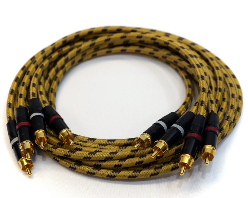 Classcique 4x1,5 Meter Profi-Kabel Cinch FÃ¼R Revox A77 B77 B710 B215 H1 A700 G36