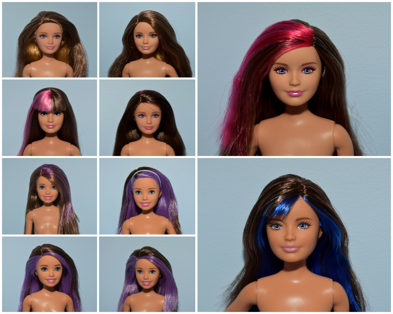 Assorted Lot of Skipper Dolls w/ Highlighted Hair Genuine Assorted Lot of Skipper Dolls w/ Highlighted Hair Genuine