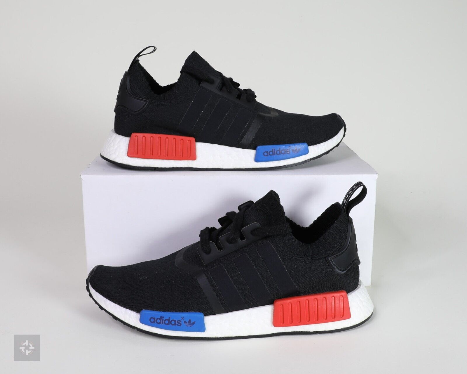Adidas NMD R1 PK OG 2017 Black Red Blue White Running Shoes Adidas NMD R1 PK OG 2017 Black Red Blue White Running Shoes