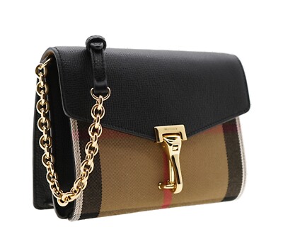 Burberry Baby Macken Crossbody Derby House Check Black