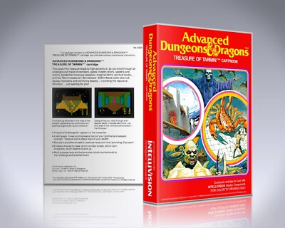 Intellivision UGC - NO GAME - Advanced Dungeons and Dragons - Treasure of Tarmin