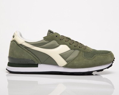 

Мужские кроссовки Diadora Camaro Olivine Whisper White Low Casual Lifestyle, Зеленый, Diadora Camaro