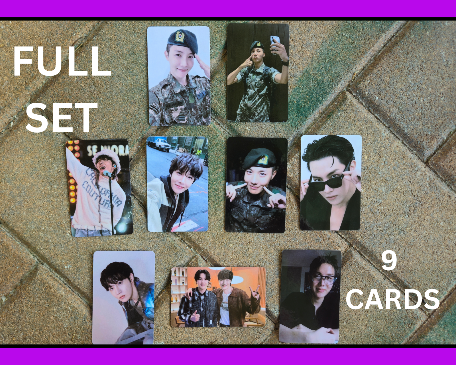 UNOFFICIAL BTS- Jung Hoseok- J-Hope - FAN MADE -Photo Cards