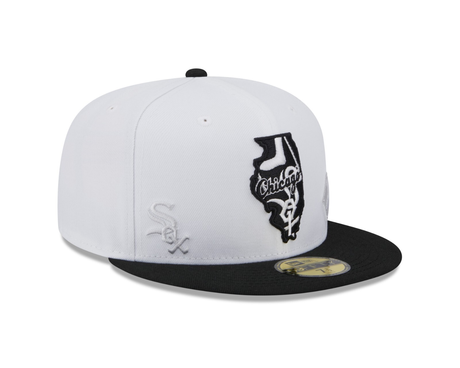 Chicago White Sox New Era White State 59FIFTY Fitted Hat | eBay