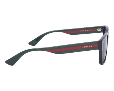 Pre-owned Gucci Gg0340s-006 Black Multicolor Grey In Gray