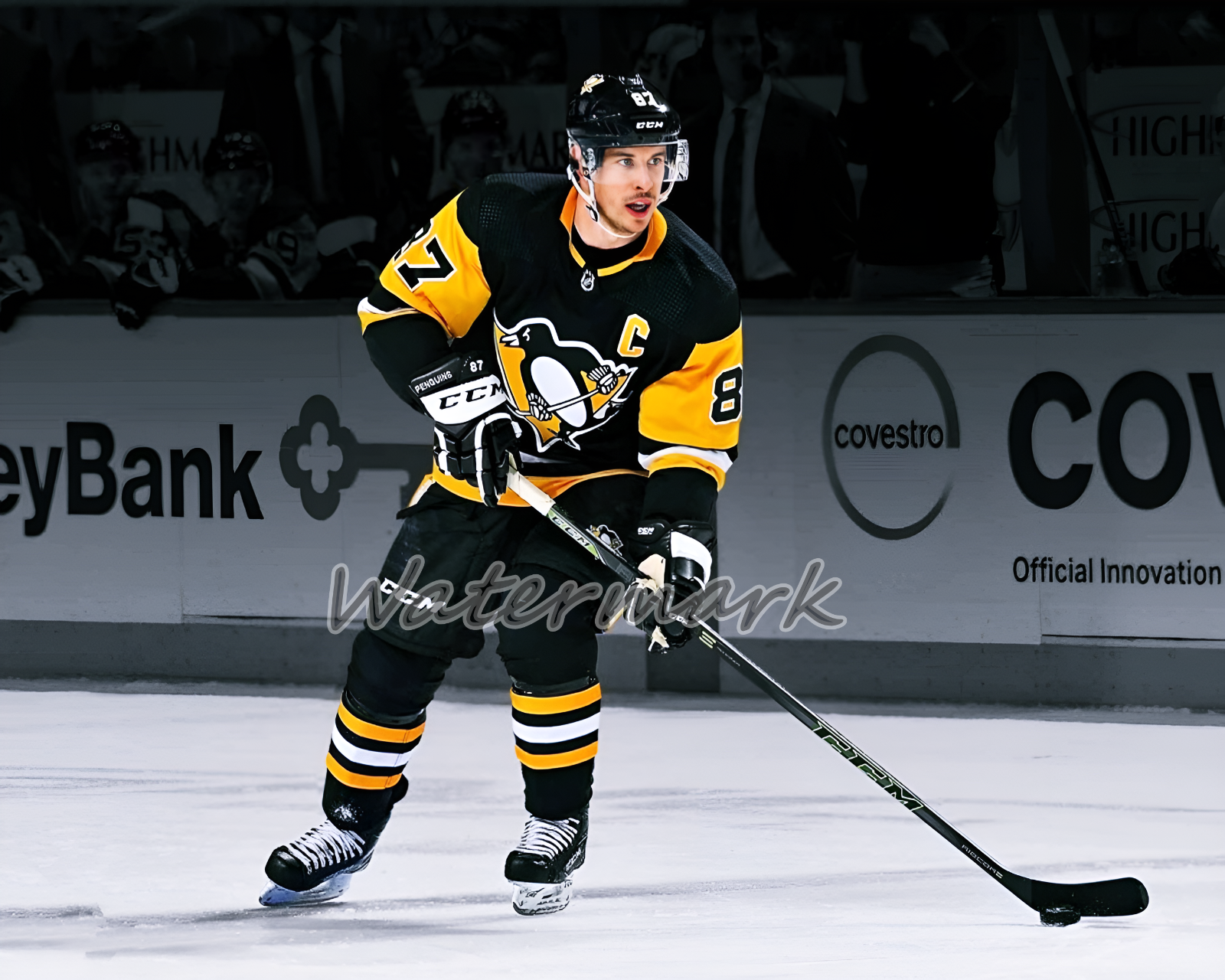 Vintage 90s Pittsburgh Penguins NHL Hockey Ice Jersey Made