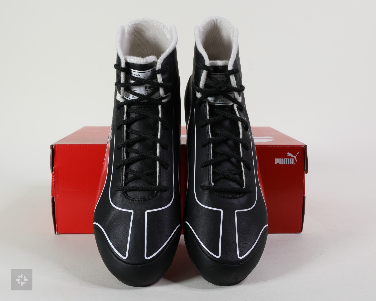 Pre-owned Puma Ferrari Speedcat Pro Leclerc F1 Racing Shoes Men's Size 10-11 (307933-01) In Black