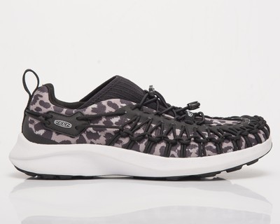 

Keen Uneek SNK Sneaker Женские белые низкие повседневные туфли с животным принтом, Черный, Keen Uneek SNK Sneaker