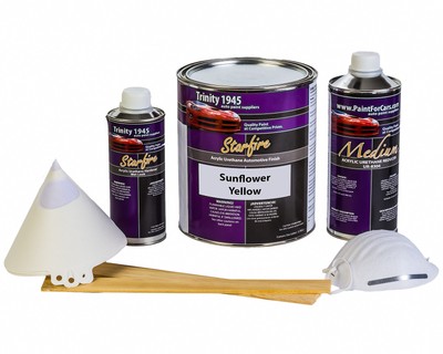 Sunflower Yellow Urethane Acrylic Automotive Paint Kit Sunflower Yellow Urethane Acrylic Automotive Paint Kit