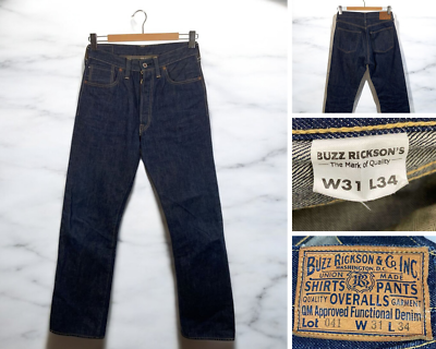 【超目玉枠】 Rickson's Buzz WWII Pants Denim Selvedge 041 Overalls Waist パンツ