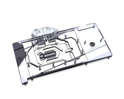 USED:Bykski Full Coverage GPU Water Block and Backplate for GALAXY GeForce RT...