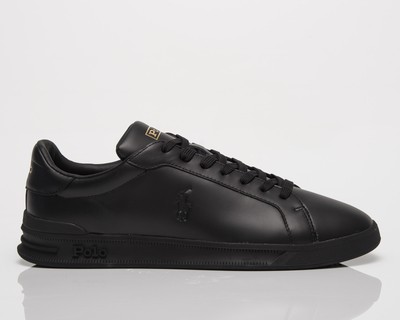 

Polo Ralph Lauren Heritage Court Premium Leather Мужские черные, Черный, Polo Ralph Lauren Heritage Court Premium Leather