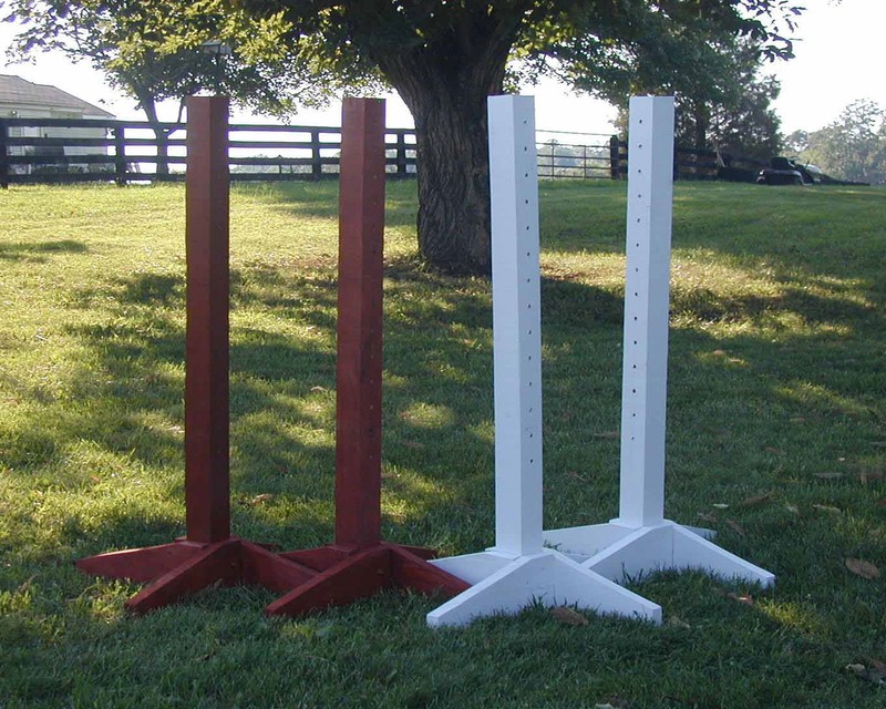Horse Jumps Wooden Schooling Standards -Pair/4ft -#201