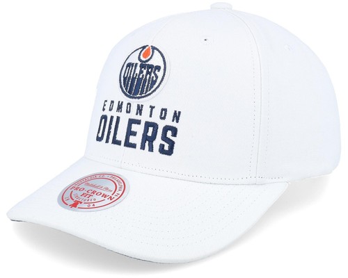Мужская команда Mitchell & Ness NHL ALL IN PRO SNAPBACK OILERS