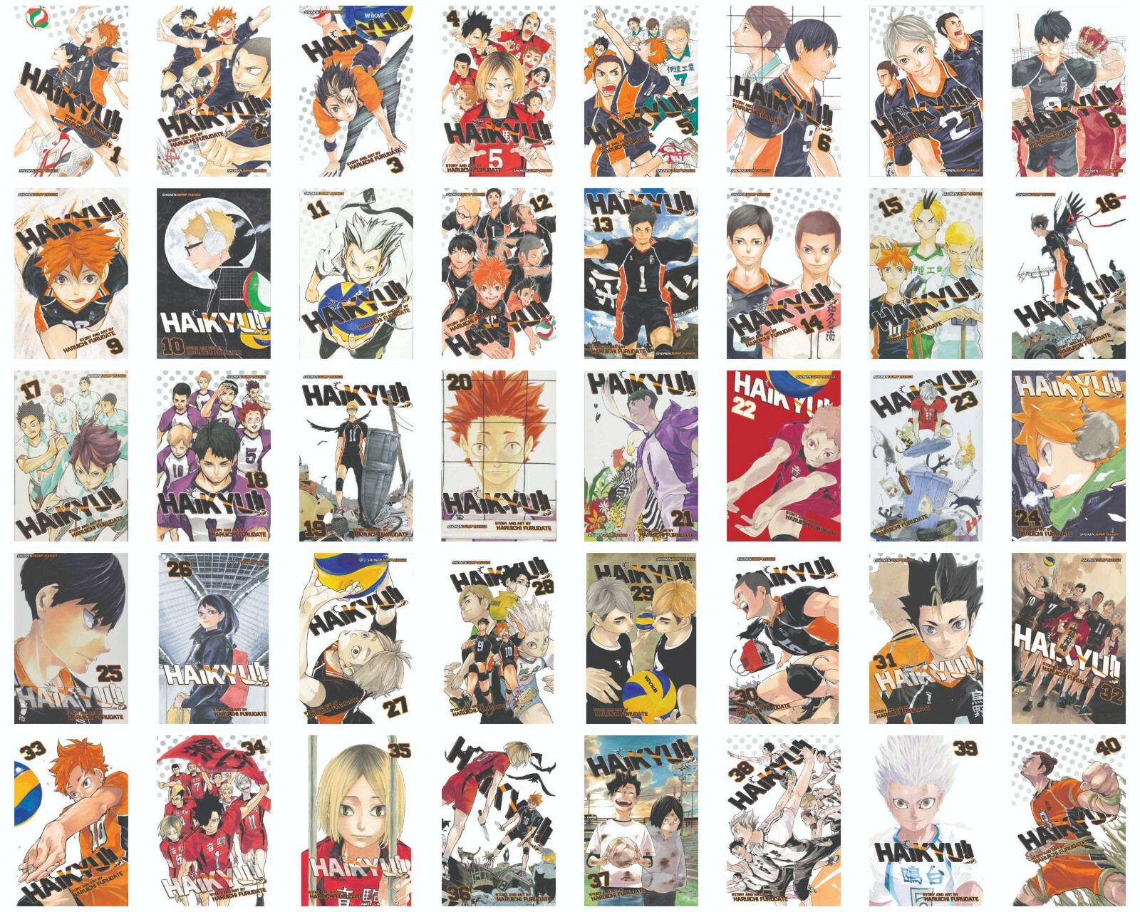 専門ショップ Haikyu!! Haikyu Series Novels Graphic Manga English 1-44 Vol 少年漫画