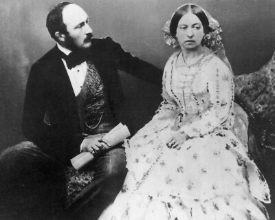 Queen Victoria & Prince Albert 8X10 Photo United Kingdom Great Britain India #50