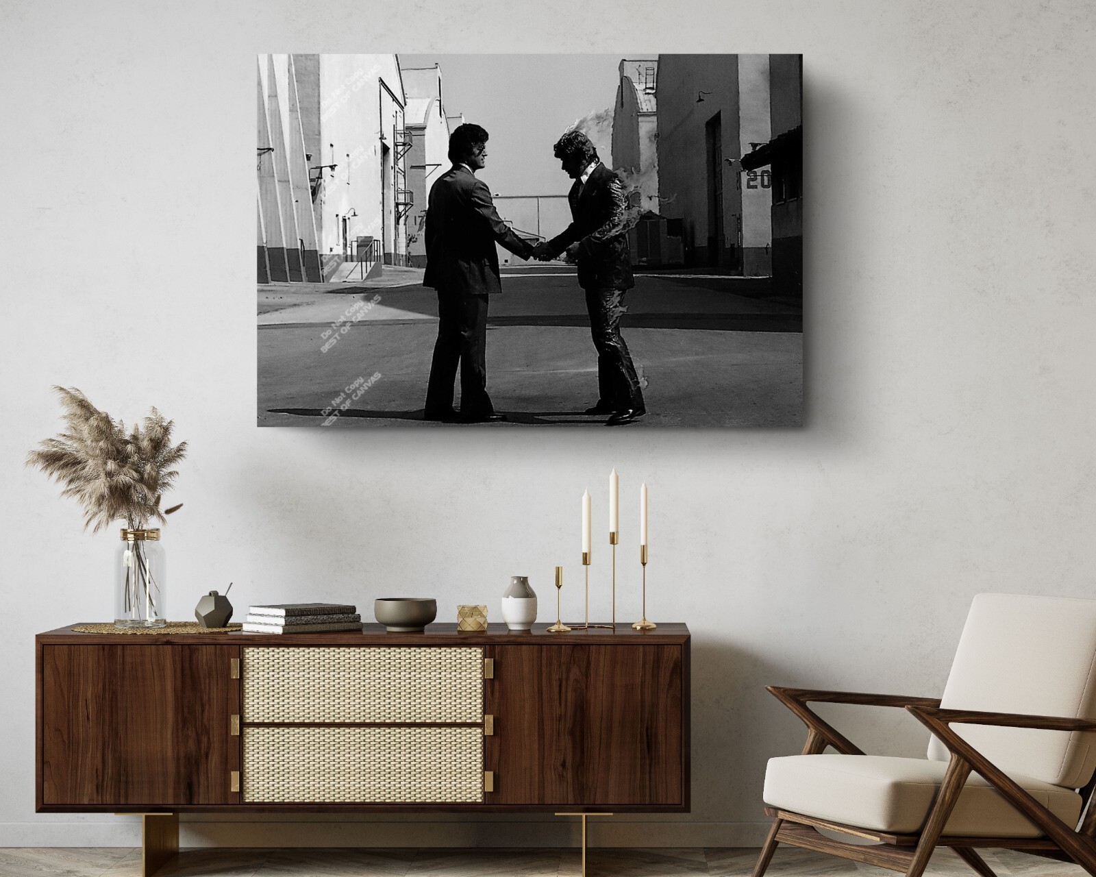 Pink Floyd I wish You Were Here Music Song Poster Canvas Print Art Décor Wall 